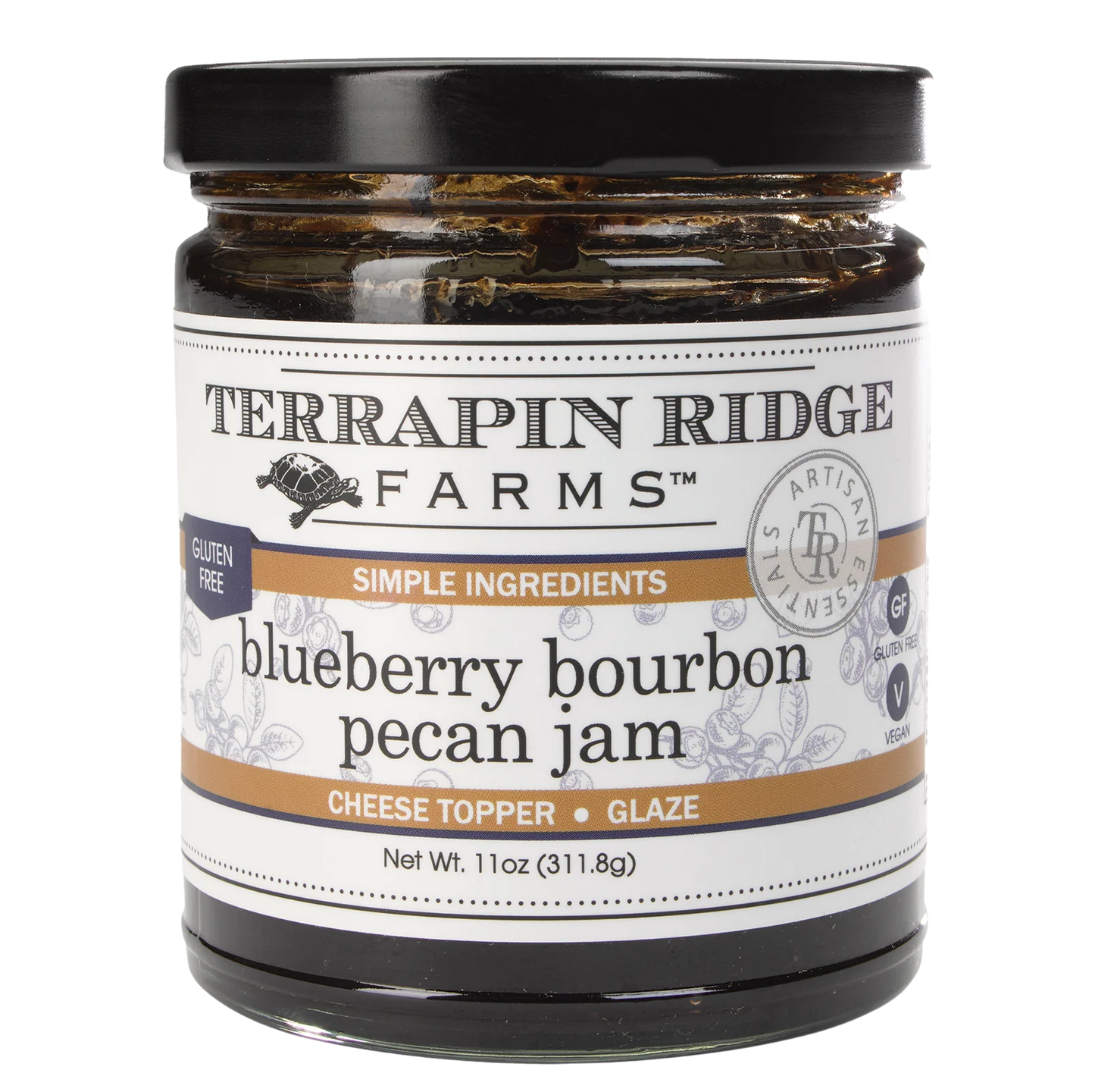 New! Blueberry Bourbon Pecan Jam