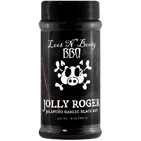 Loot N’ Booty Jolly Roger Jalapeño Garlic Black Rub