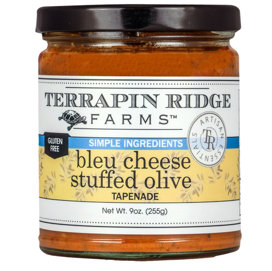 New! Bleu Cheese Stuffed Olive Tapenade